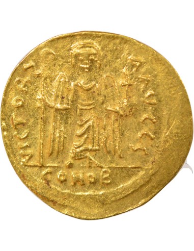 Empire Byzantin Phocas Classe IIIa 1 solidus Or 603-607 Constantinople