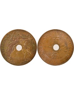 Indo-Chine Fr. 1 centime Bronze 1901 A - Paris