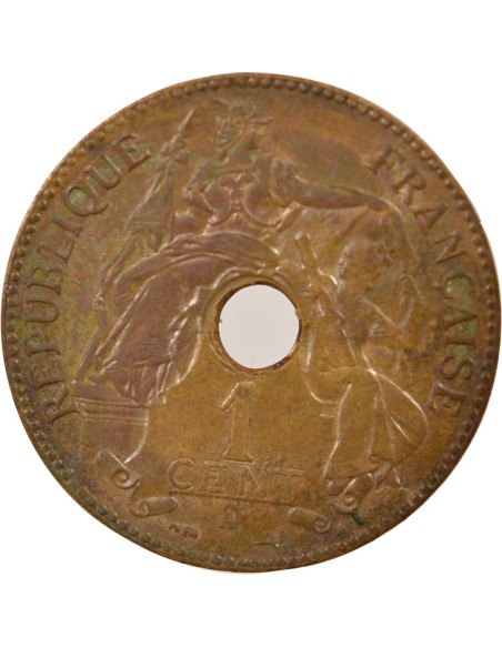Indo-Chine Fr. 1 centime Bronze 1901 A - Paris
