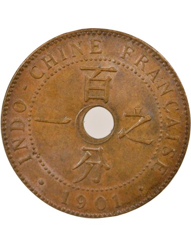 Indo-Chine Fr. 1 centime Bronze 1901 A - Paris