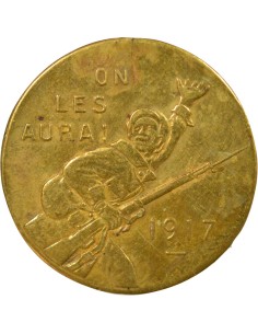 Alquier Frères 25 centimes Laiton 1917 2