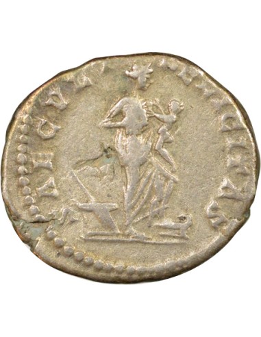 Rome Empire Julia Domna Isis allaitant Horus 1 denier Argent 201 R Rome