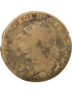 Louis XVI Au Faisceau 12 deniers Cuivre 1792 T Nantes 2