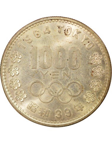 Japon Shōwa Tennō J. O. de 1964 1000 yen Argent 1964 Osaka