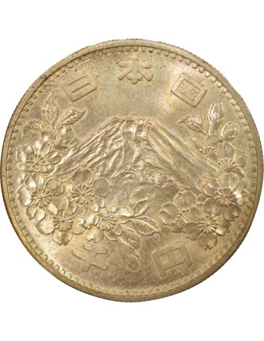 Japon Shōwa Tennō J. O. de 1964 1000 yen Argent 1964 Osaka