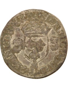 Henri II Aux Croissants 1 douzain Billon 1557/6 M Toulouse 2