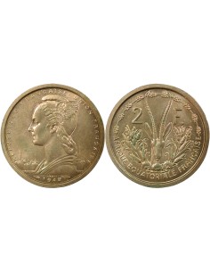 Etats de l'Afrique Equatoriale Essai 2 francs Cupronickel 1948 A Paris