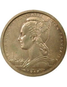 Etats de l'Afrique Equatoriale Essai 2 francs Cupronickel 1948 A Paris 2