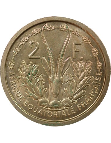 Etats de l'Afrique Equatoriale Essai 2 francs Cupronickel 1948 A Paris