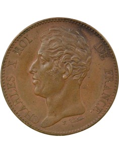 Charles X Monnaie de Visite 1 jeton Bronze 1825 A Paris 2