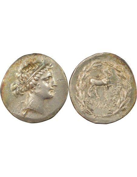 Grèce (Eolide) Kallias 1 tetradrachme Argent 155-143 AV JC Cimé