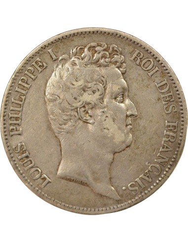 Louis-Philippe Ier Tr. en Creux 5 francs Argent 1831 A - Paris