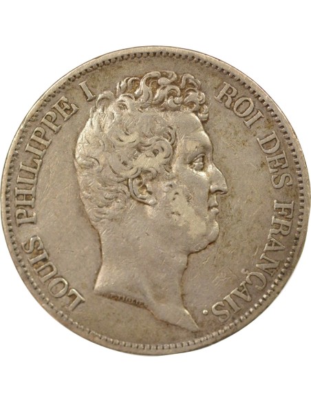 Louis-Philippe Ier Tr. en Creux 5 francs Argent 1831 A - Paris