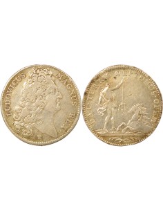 Louis XIV Galères Royales 1 jeton Argent