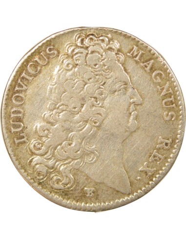 Louis XIV Galères Royales 1 jeton Argent