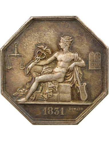 Comissaires Experts du Gouvernement 1 jeton Argent 1831 (après 1880)