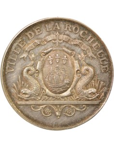 Caisse d'Epargne 1 jeton Argent Après 1880 2