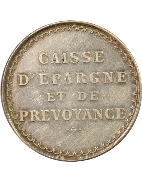 Caisse d'Epargne 1 jeton Argent Après 1880