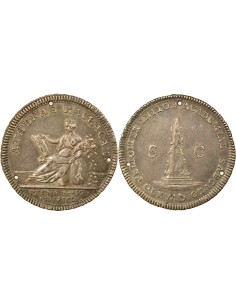 Suisse Louis XIV 25e Anniversaire 1 jeton Argent 1760