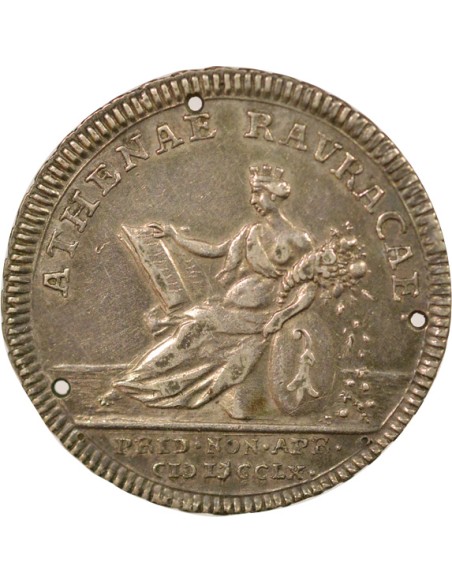 Suisse Louis XIV 25e Anniversaire 1 jeton Argent 1760