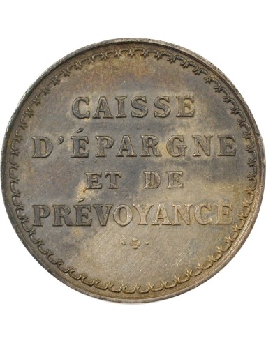 Caisse d'Epargne 1 jeton Argent Après 1880