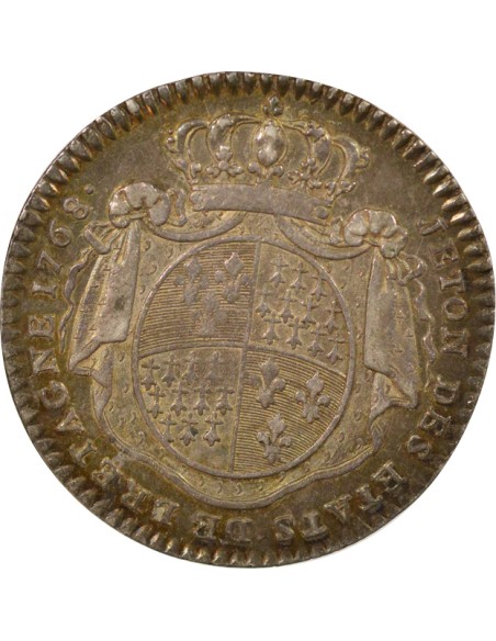 Louis XV Etats de Bretagne Argent 1768