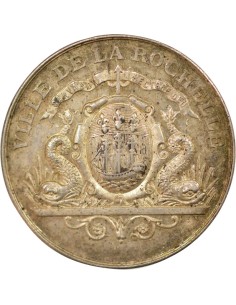 Caisse d'Epargne 1 jeton Argent Après 1880 2