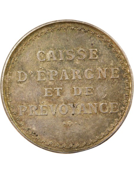 Caisse d'Epargne 1 jeton Argent Après 1880