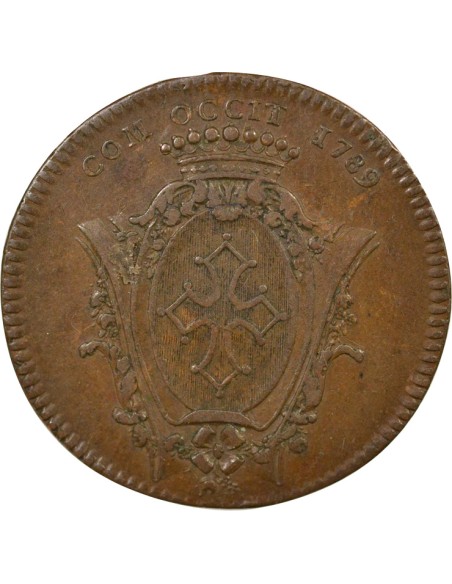 Louis XVI Etats de Languedoc 1 jeton Cuivre 1789