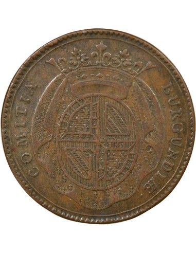 Louis IV Henri de Bourbon Condé Etats de Bourgogne 1 jeton Cuivre 1728