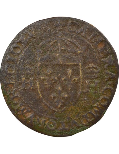 Henri II Chambre des Comptes du Roi 1 jeton Laiton XVIe Siècle