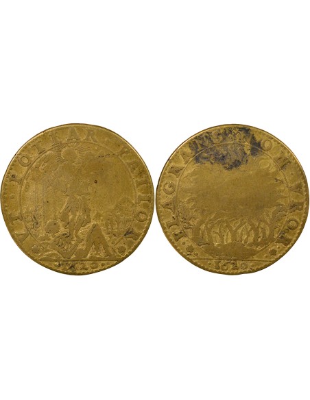 Louis XIII Rattachement du Béarn 1 jeton Laiton 1620