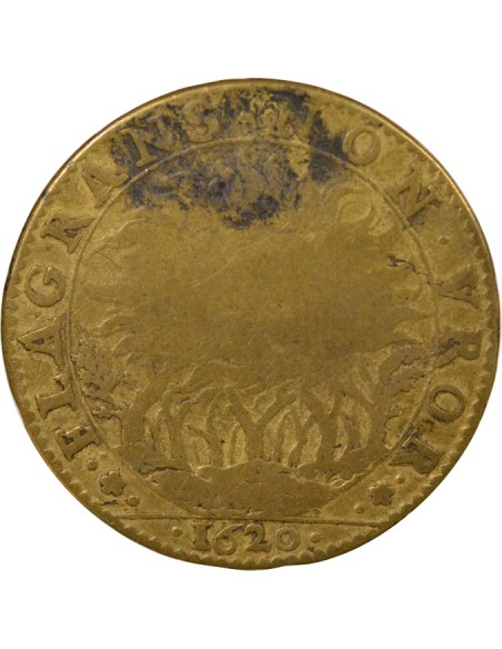 Louis XIII Rattachement du Béarn 1 jeton Laiton 1620