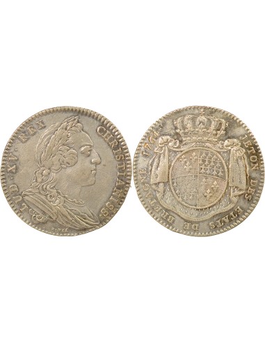 Louis XV Etats de Bretagne Argent 1764