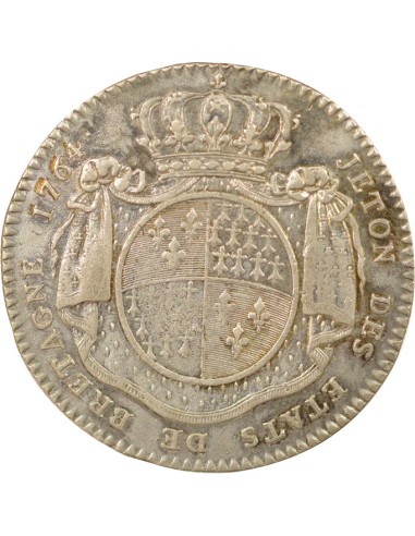 Louis XV Etats de Bretagne Argent 1764