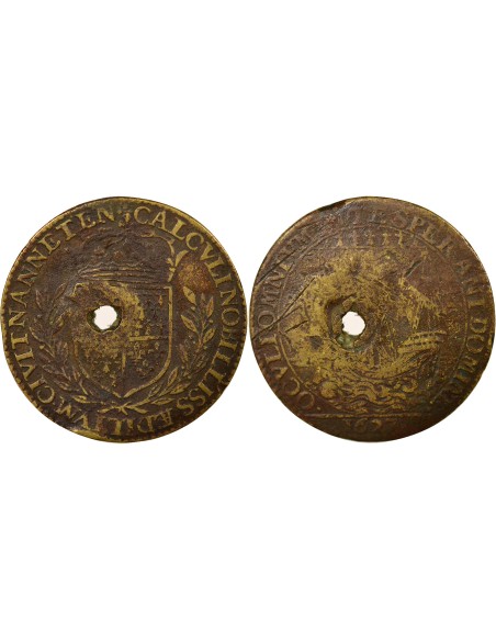 Jean de Harouys Maire de Nantes 1 jeton Laiton 1627