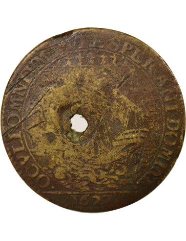 Jean de Harouys Maire de Nantes 1 jeton Laiton 1627