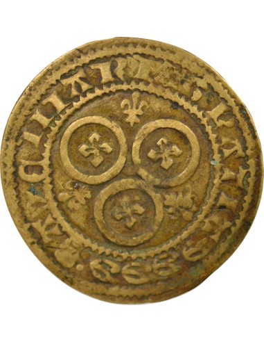 Pays-Bas 1 jeton Laiton XVe siècle Nuremberg