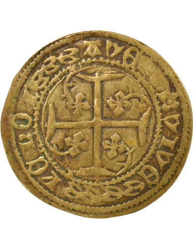 Pays-Bas 1 jeton Laiton XVe siècle Nuremberg