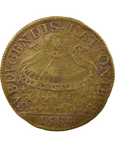 Henri III Chambre des Comptes du Roi 1 jeton Laiton 1584