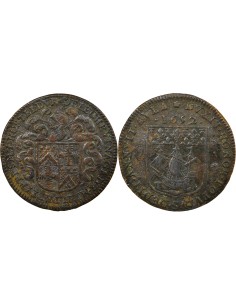 Nicolas Phelippes Echevin de Paris 1 jeton Laiton 1652