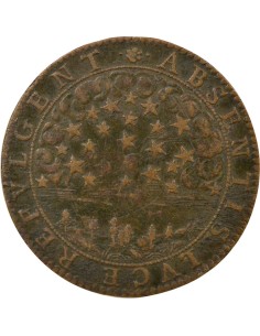 Principauté de Dombes Anne Marie Louis d'Orléans 1 jeton Cuivre 1635 2