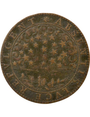 Principauté de Dombes Anne Marie Louis d'Orléans 1 jeton Cuivre 1635