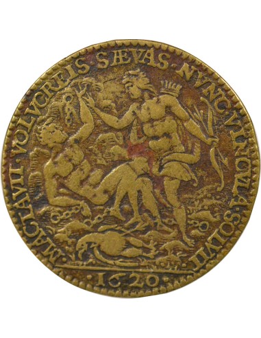 Chambre aux Deniers 1 jeton Laiton 1620