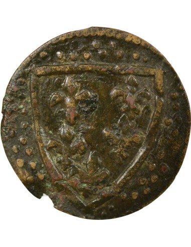 Méreau - XIV / XVth Century 1 jeton Cuivre XIV-XVe Siècle