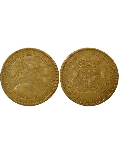 Henri de Fourcy Prévôt de Paris 1 jeton Laiton 1687
