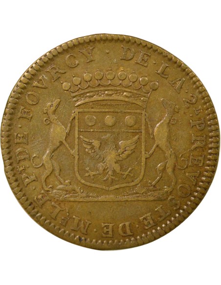 Henri de Fourcy Prévôt de Paris 1 jeton Laiton 1687