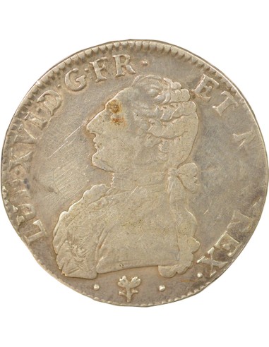 Louis XVI Au Buste Habillé 1 ecu Argent 1785 I Limoges