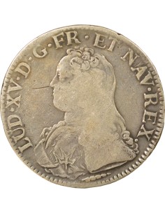 Louis XV Au Buste Habillé 1 ecu Argent 1726 X Amiens 2