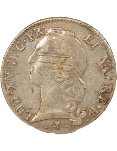 Louis XV Au Bandeau 1 ecu Argent 1768 Pau